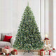 Vidaxx sapin de Noël artificiel avec 300 LED avec standard vert 210 cm PE et PVC