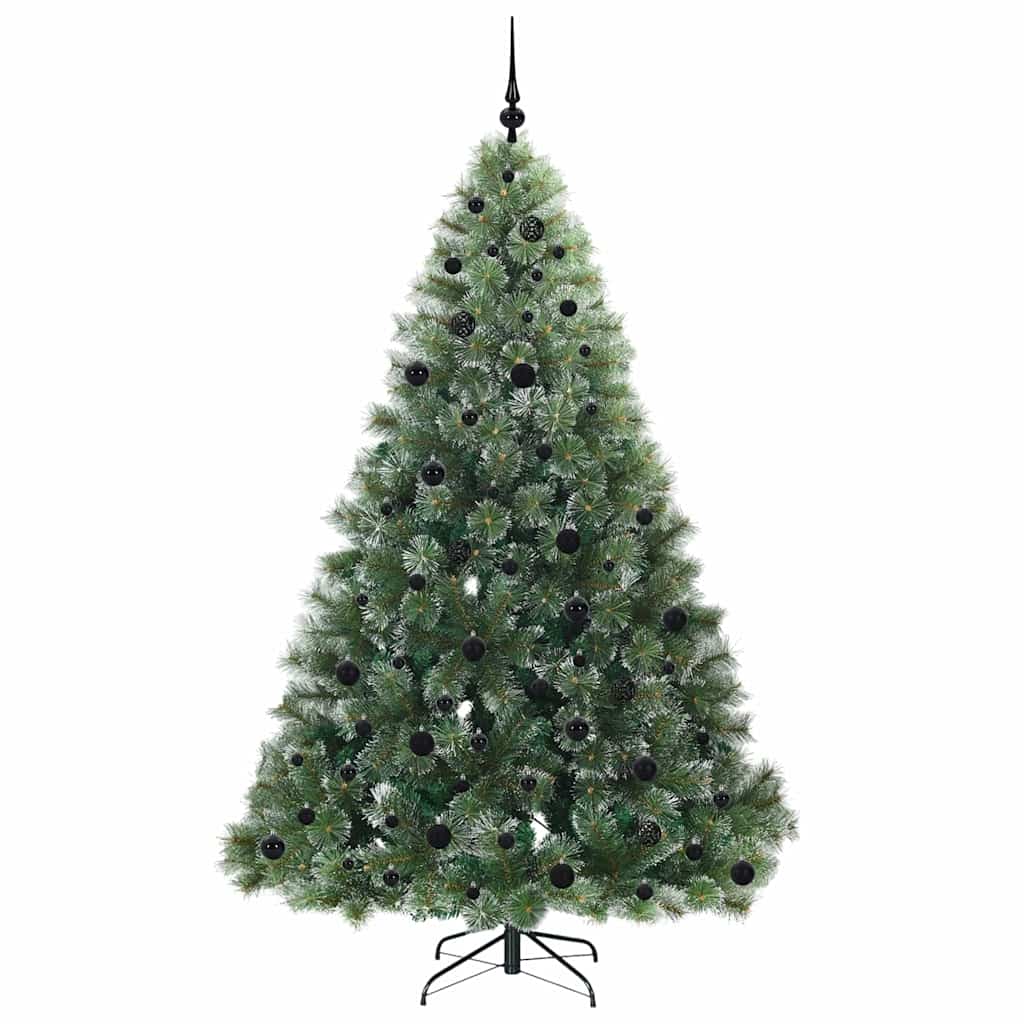 Vidaxx sapin de Noël artificiel avec 300 LED avec standard vert 210 cm PE et PVC