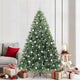 Vidaxx sapin de Noël artificiel avec 300 LED avec standard vert 210 cm PE et PVC