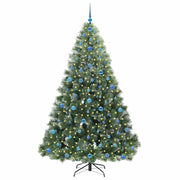 Vidaxx sapin de Noël artificiel avec 300 LED avec standard vert 210 cm PE et PVC - afbeelding 3