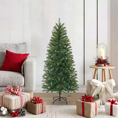 Vidaxx sapin de Noël artificiel avec standard vert 120 cm PVC, PE et acier