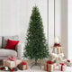 Vidaxx sapin de Noël artificiel avec standard vert 180 cm PVC, PE et acier