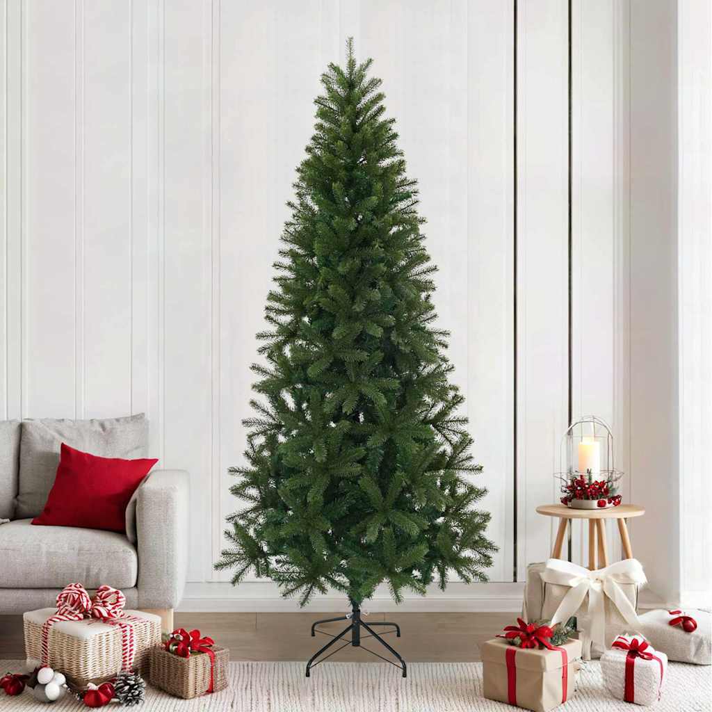 Vidaxx sapin de Noël artificiel avec standard vert 240 cm PVC, PE et acier