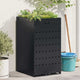 Vidaxx chariot de rangement pivotant avec toit jardinière pour conteneur simple 240l noir