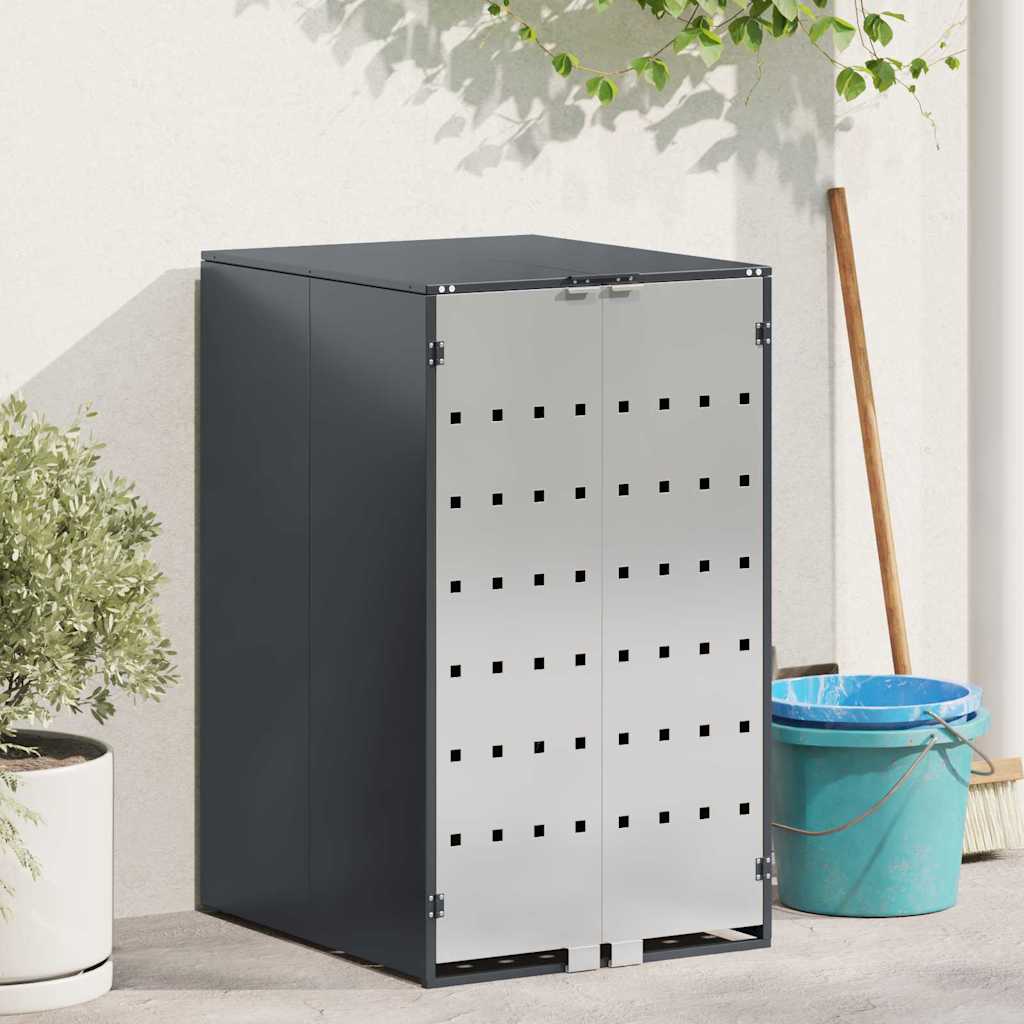 Stockage de conteneur à déchets Vidaxx avec couvercle à vérin à gaz pour conteneur de 240 l