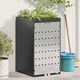 Stockage de conteneurs à déchets Vidaxx avec toit de jardinière pour conteneur de 240 l