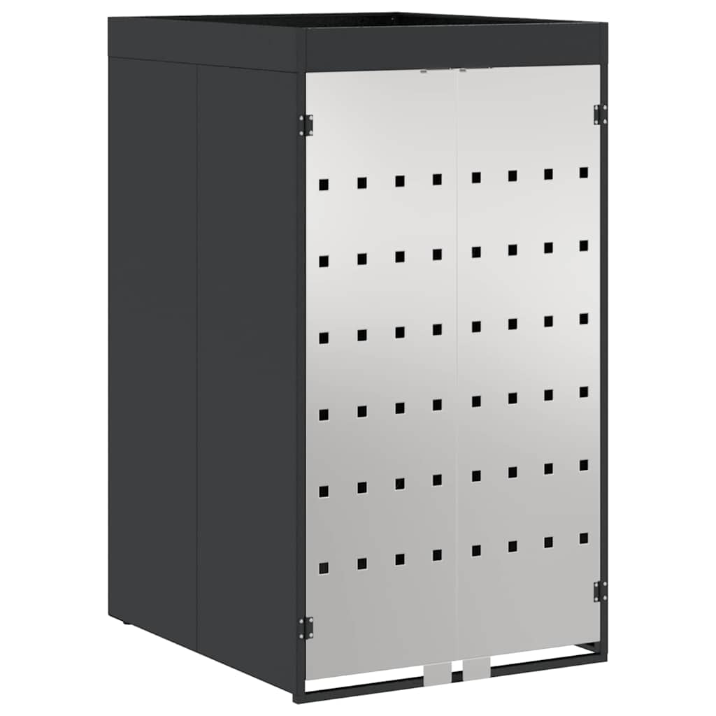 Stockage de conteneurs à déchets Vidaxx avec toit de jardinière pour conteneur de 240 l