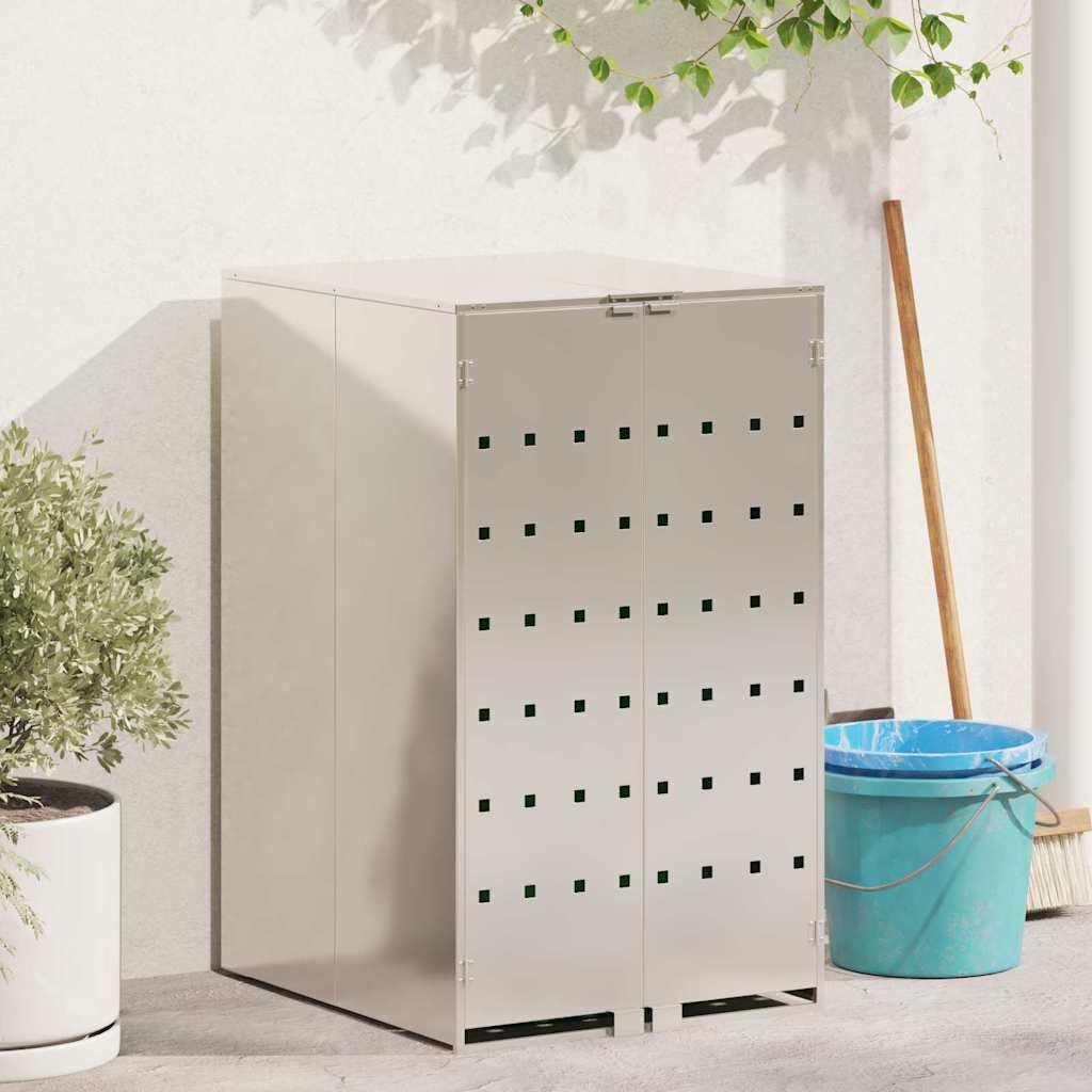 Stockage de conteneur à déchets Vidaxx avec couvercle à vérin à gaz pour conteneur de 240 l