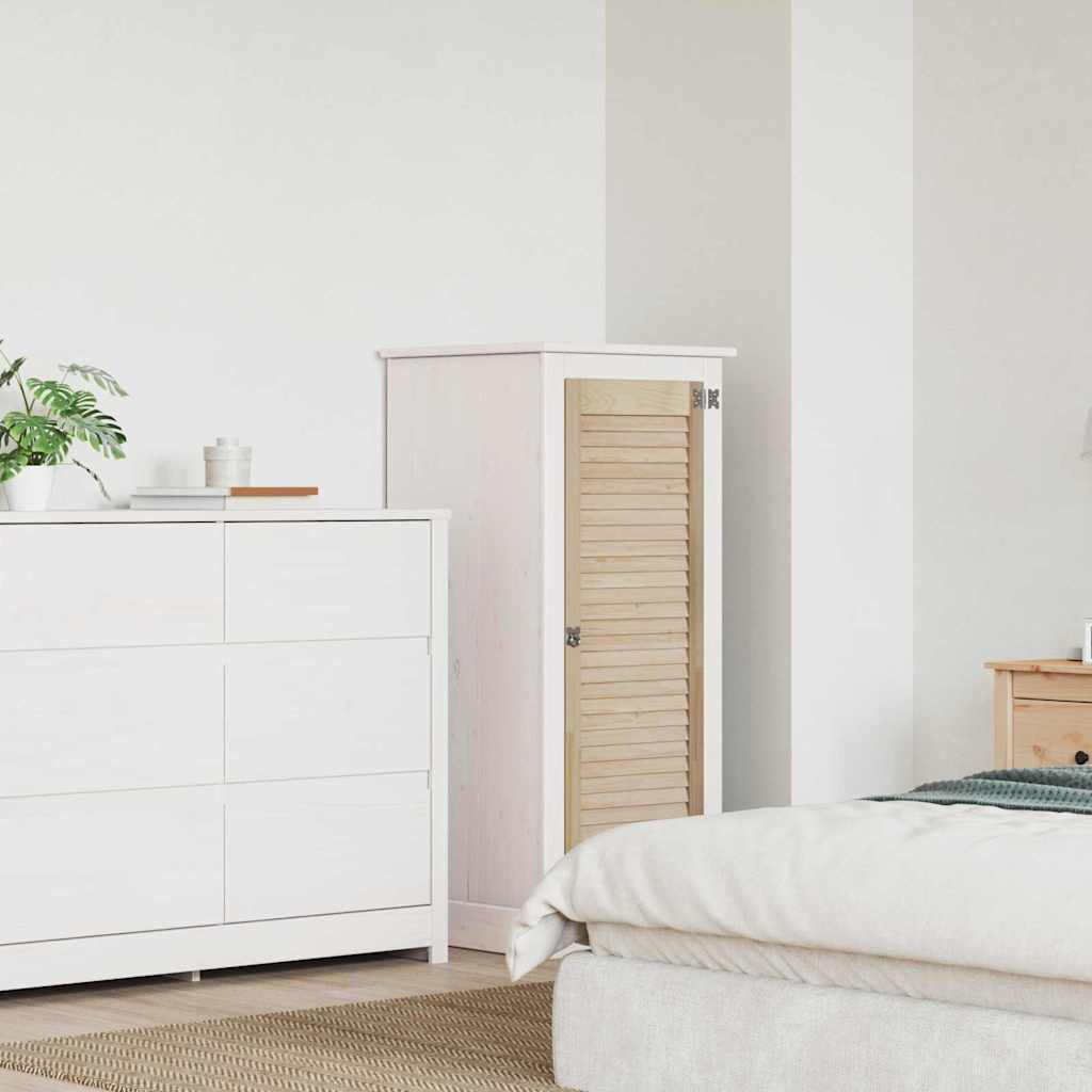 Vidaxx porte de placard naturel 110 x 2,1 x 39,5 cm bois de pin massif