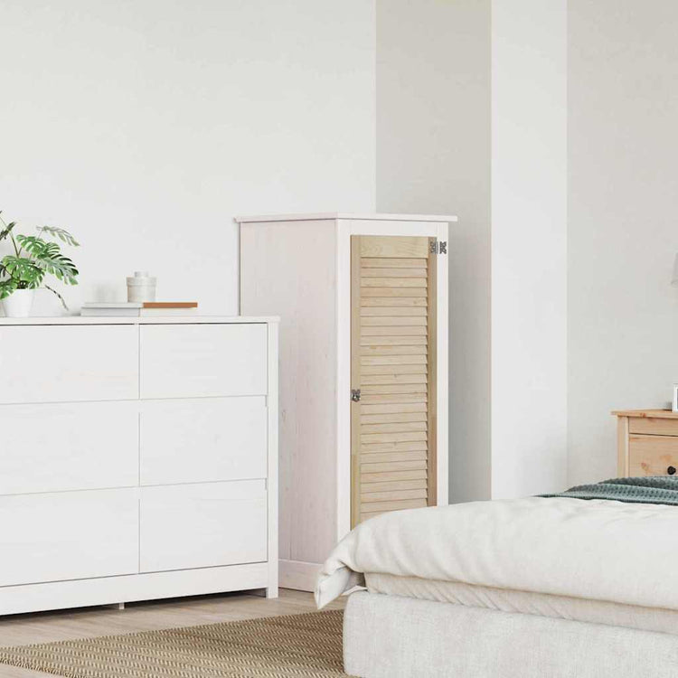 Vidaxx porte de placard naturel 110 x 2,1 x 39,5 cm bois de pin massif