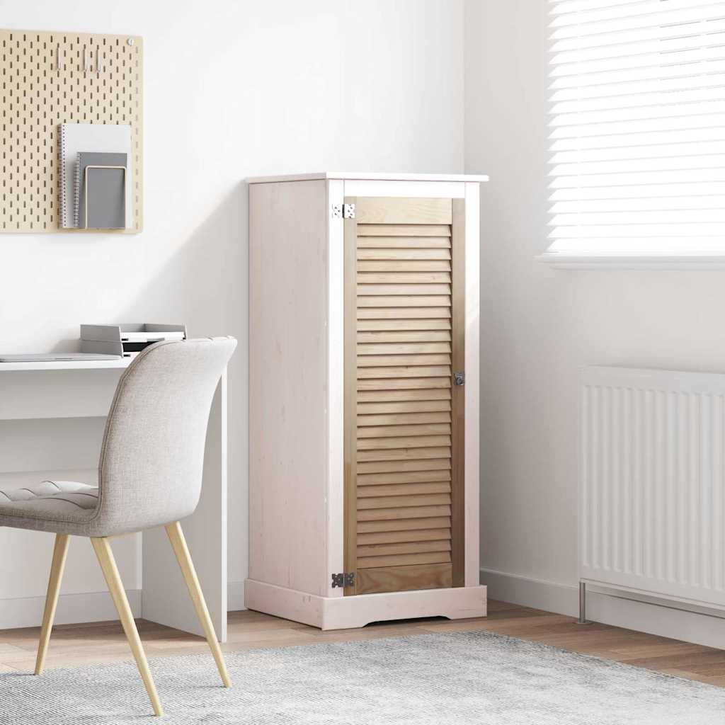 Vidaxx porte de placard naturel 110 x 2,1 x 39,5 cm bois de pin massif