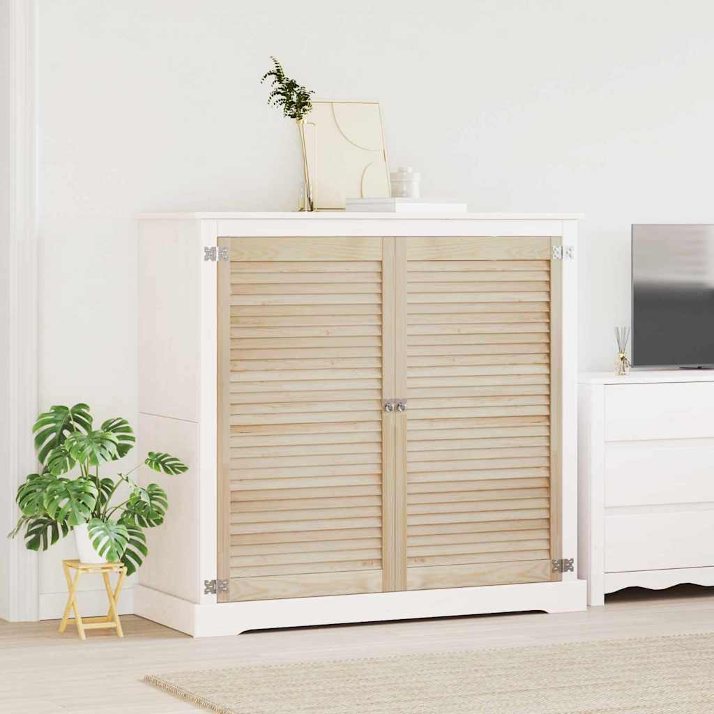 Vidaxx porte de placard 2 pcs naturel 110 x 2,1 x 59,5 cm bois de pin massif