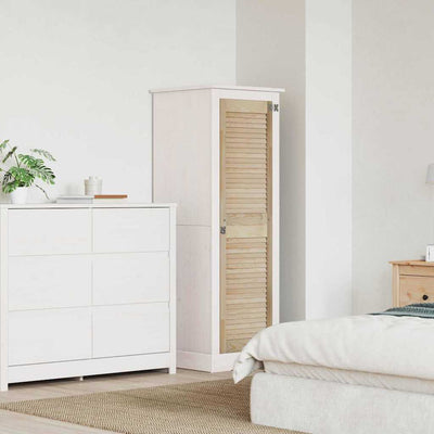 Vidaxx porte d'armoire naturel 140,5 x 2,1 x 39,5 cm bois de pin massif