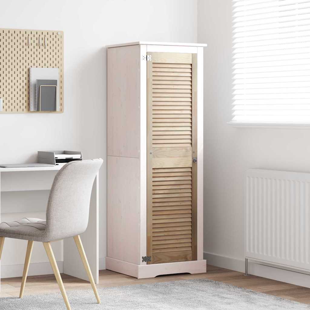 Vidaxx porte d'armoire naturel 140,5 x 2,1 x 39,5 cm bois de pin massif