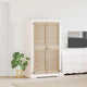 Vidaxx porte de placard 2 pcs naturel 39,5 x 2,1 x 140,5 cm bois de pin massif