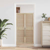 Vidaxx porte de placard 2 pcs naturel 39,5 x 2,1 x 140,5 cm bois de pin massif