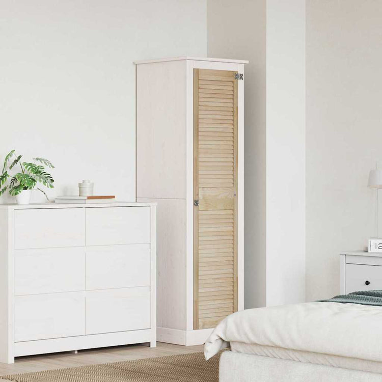 Vidaxx porte de placard naturel 170 x 2,1 x 39,5 cm bois de pin massif