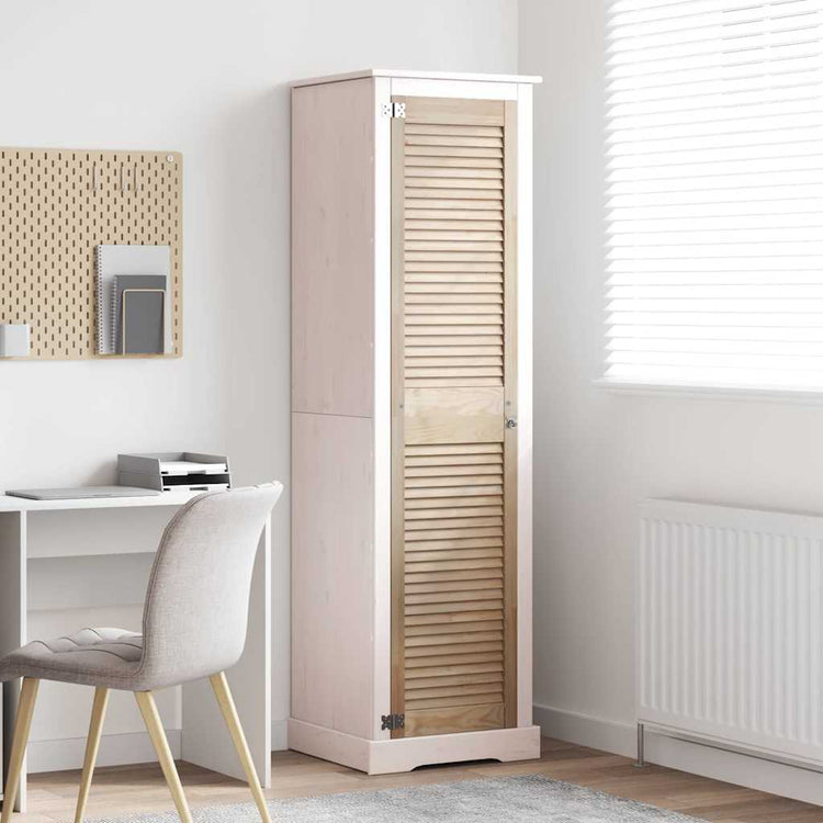Vidaxx porte de placard naturel 170 x 2,1 x 39,5 cm bois de pin massif