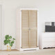 Vidaxx porte de placard 2 pcs naturel 170 x 2,1 x 39,5 cm bois de pin massif