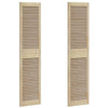 Vidaxx porte de placard 2 pcs naturel 170 x 2,1 x 39,5 cm bois de pin massif
