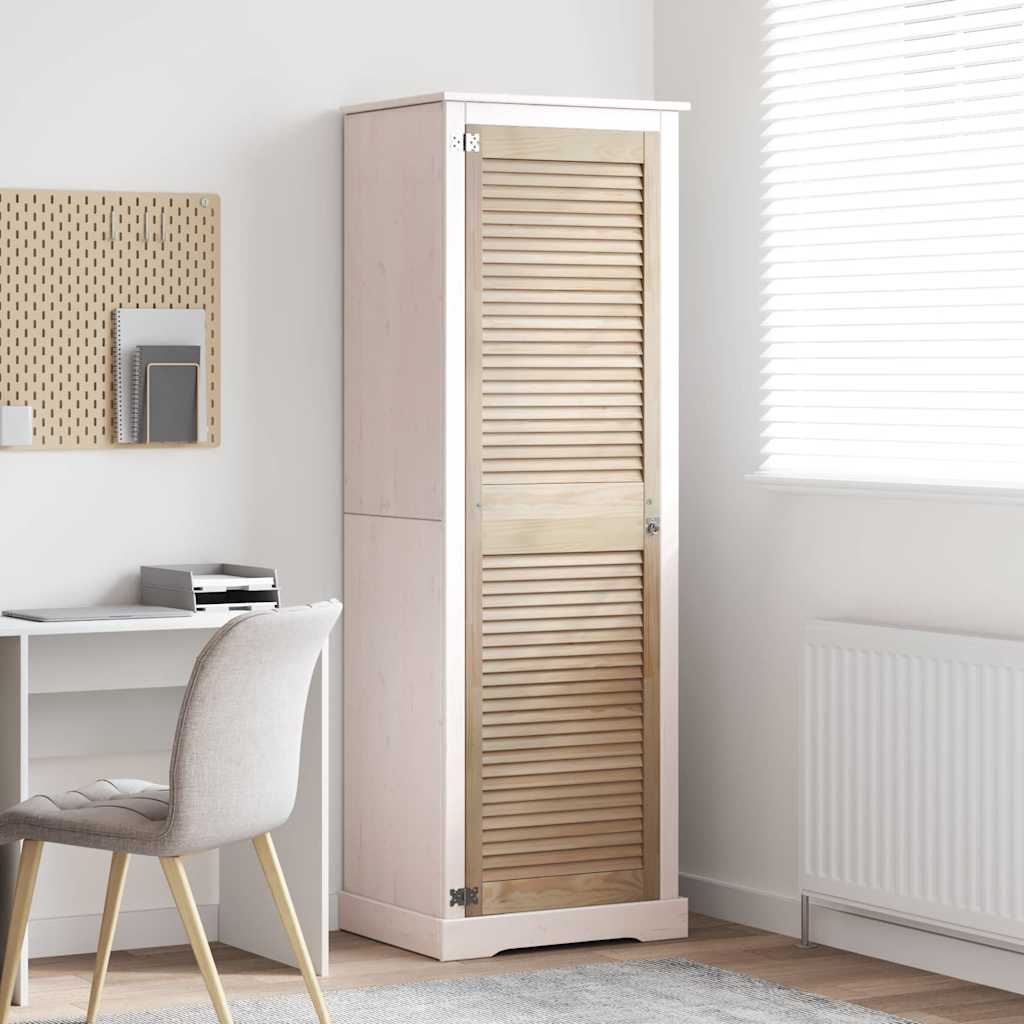 Vidaxx porte de placard naturel 170 x 2,1 x 49,5 cm bois de pin massif