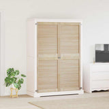 Vidaxx porte de placard 2 pcs naturel 170 x 2,1 x 59,5 cm bois de pin massif - afbeelding 1