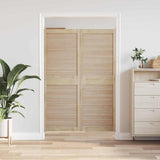 Vidaxx porte de placard 2 pcs naturel 170 x 2,1 x 59,5 cm bois de pin massif - afbeelding 3