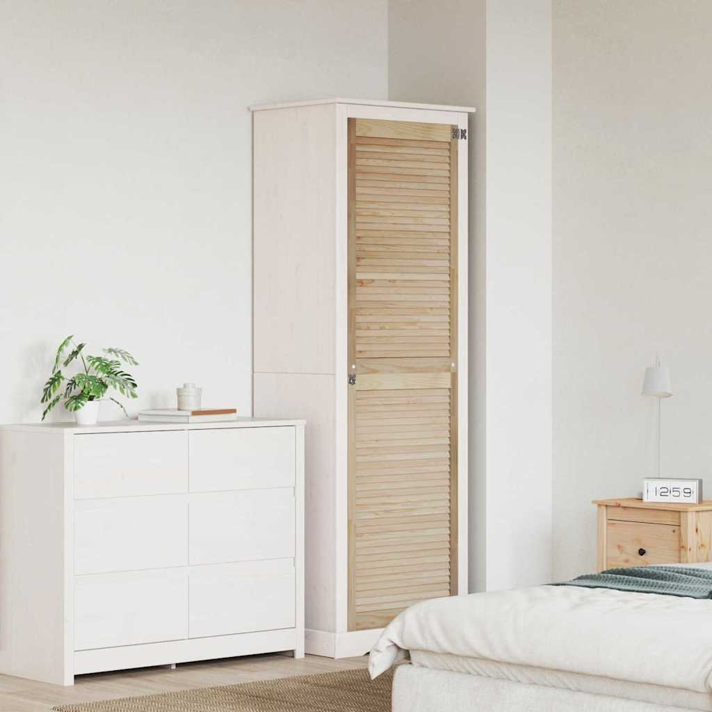 Vidaxx porte de placard naturel 201 x 2,1 x 59,5 cm bois de pin massif