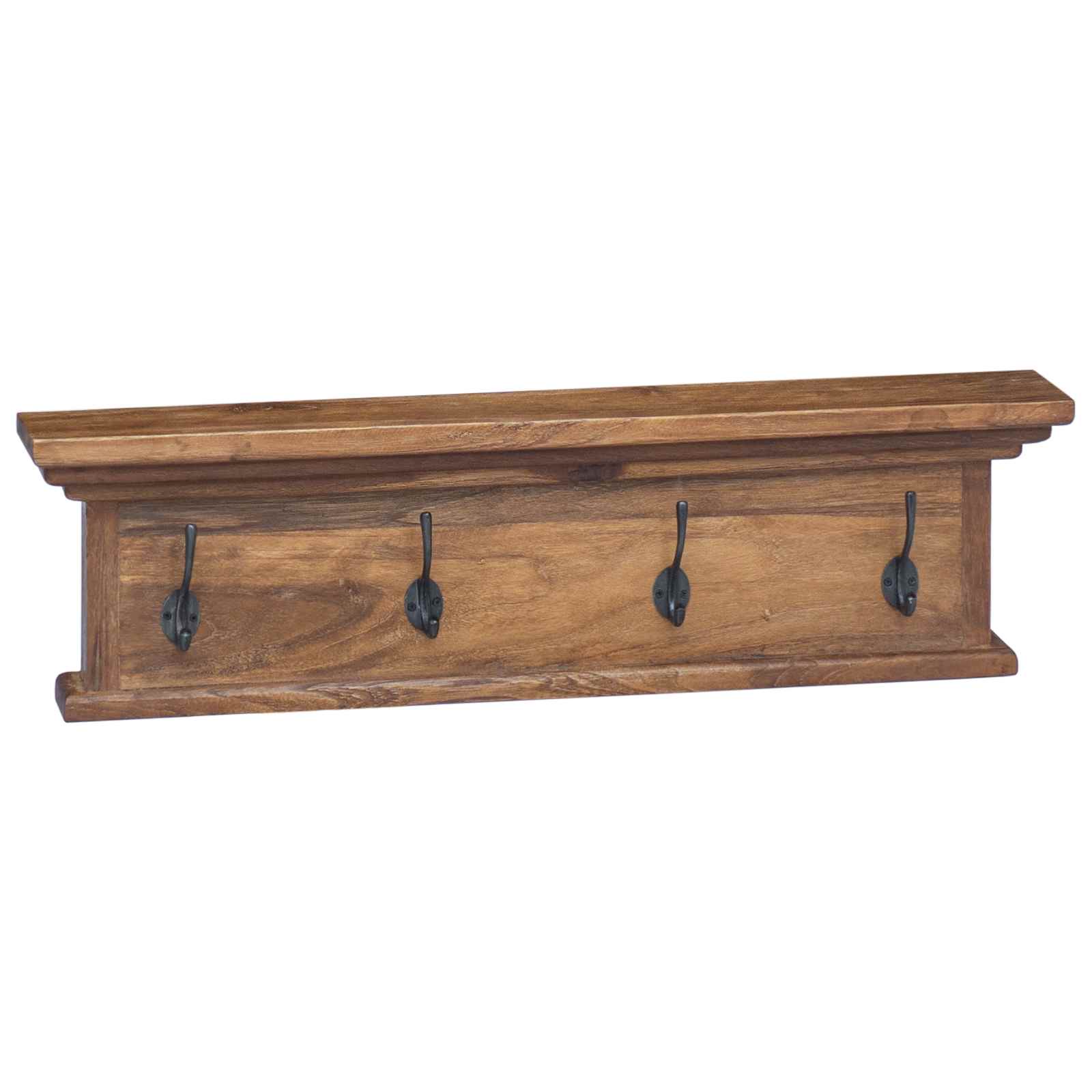 Vidaxx portemanteau mural naturel 70 x 10 x 20 cm teck massif