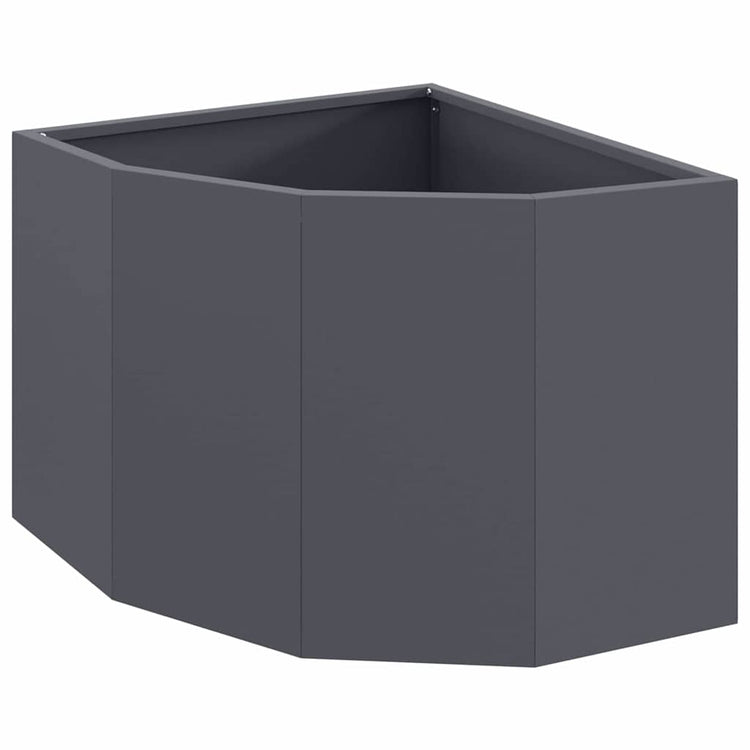 Vidaxx jardinière d'angle anthracite 45 x 45 x 35 cm acier