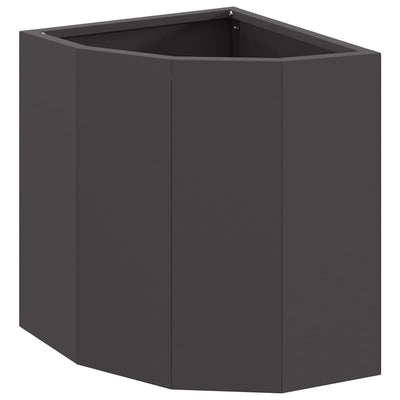Vidaxx jardinière d'angle noir 30 x 30 x 35 cm acier