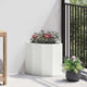 Vidaxx jardinière d'angle blanc 30 x 30 x 35 cm acier