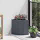 Vidaxx jardinière d'angle anthracite 30 x 30 x 35 cm acier