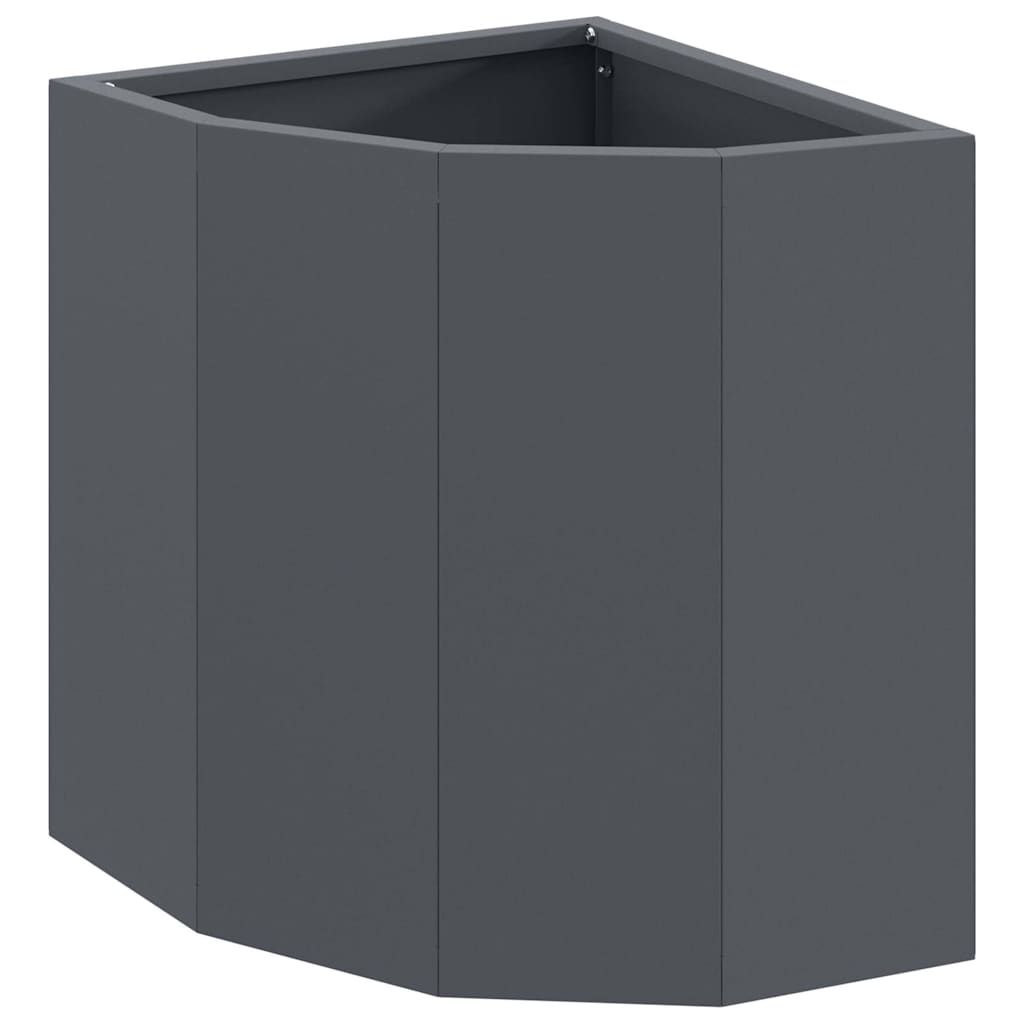 Vidaxx jardinière d'angle anthracite 30 x 30 x 35 cm acier