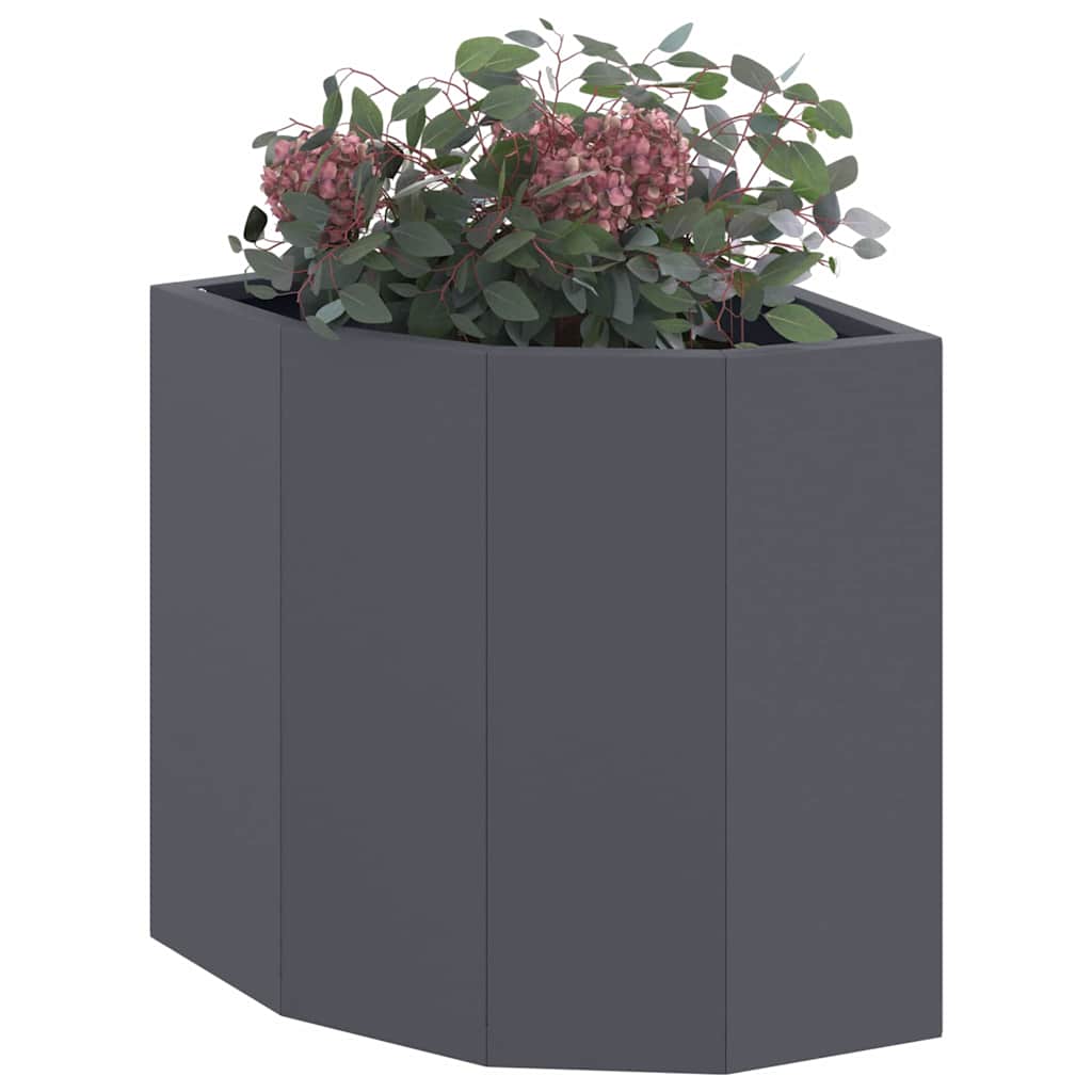 Vidaxx jardinière d'angle anthracite 30 x 30 x 35 cm acier