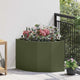 Vidaxx jardinière d'angle vert olive 60 x 60 x 50 cm acier