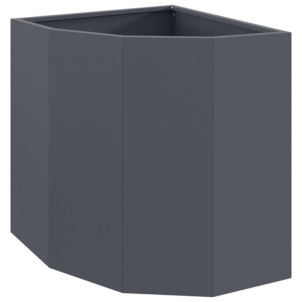 Vidaxx jardinière d'angle anthracite 45 x 45 x 50 cm acier