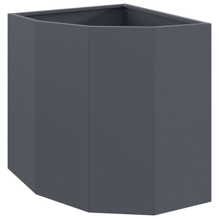 Vidaxx jardinière d'angle anthracite 45 x 45 x 50 cm acier