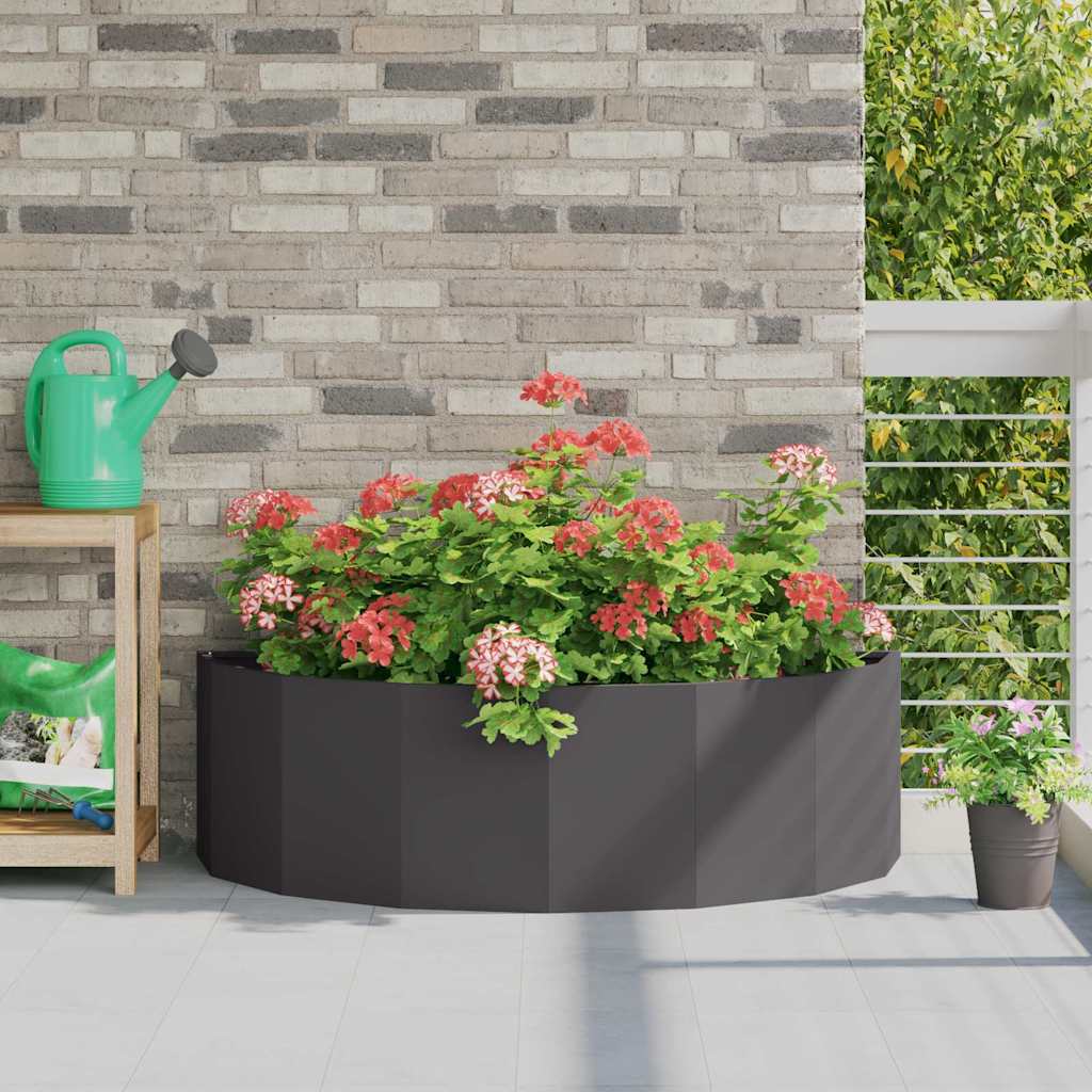 Vidaxx jardinière noir 120 x 60 x 35 cm acier