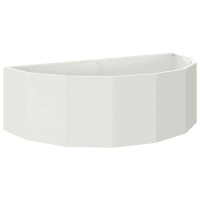 Vidaxx jardinière blanc 120 x 60 x 35 cm acier