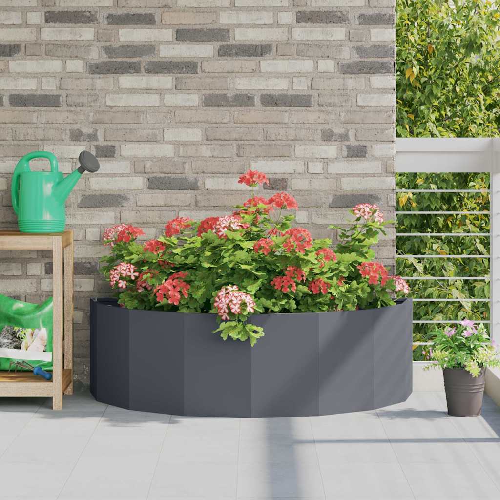 Vidaxx jardinière anthracite 120 x 60 x 35 cm acier