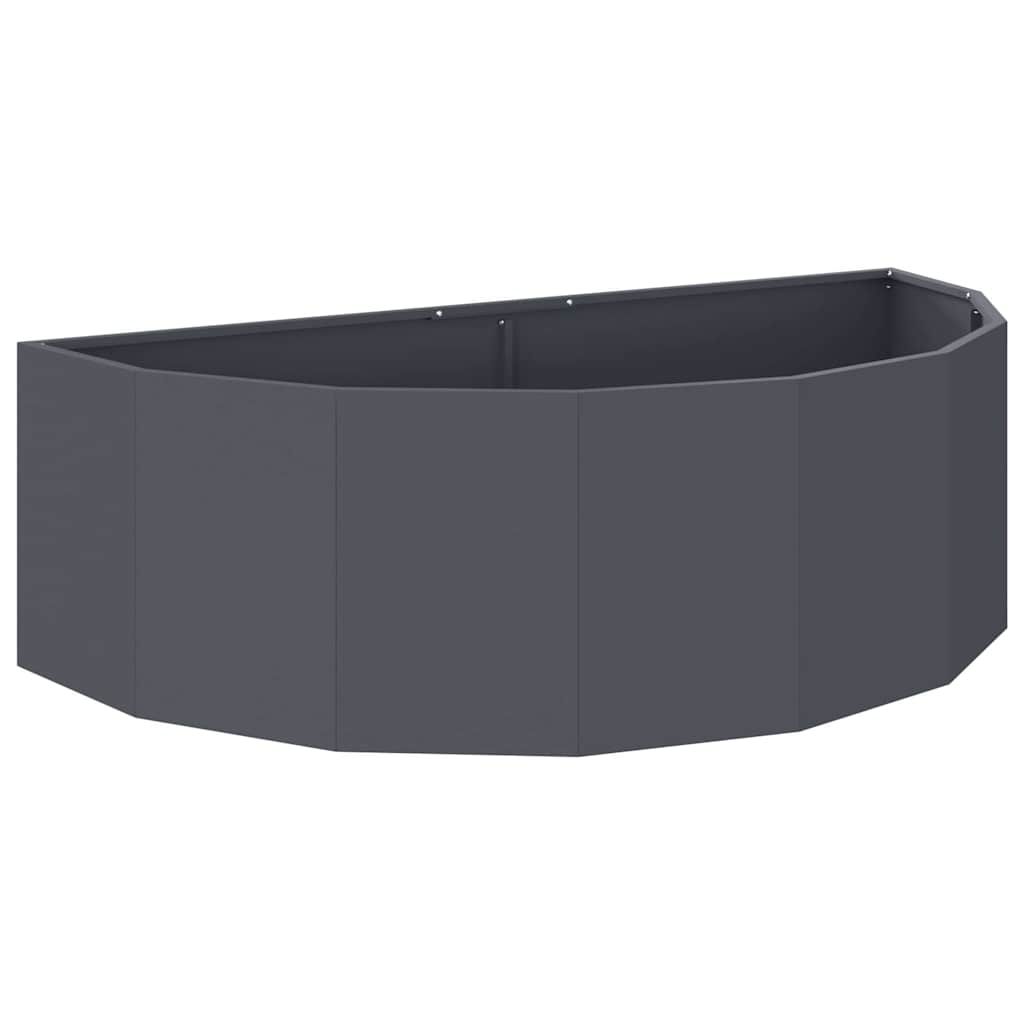 Vidaxx jardinière anthracite 120 x 60 x 35 cm acier