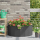 Vidaxx jardinière noir 90 x 45 x 35 cm acier