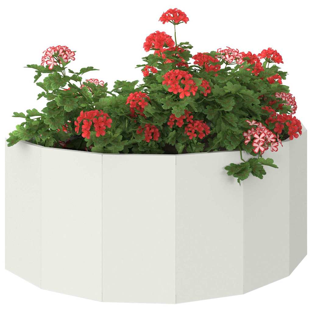 Vidaxx jardinière blanc 90 x 45 x 35 cm acier