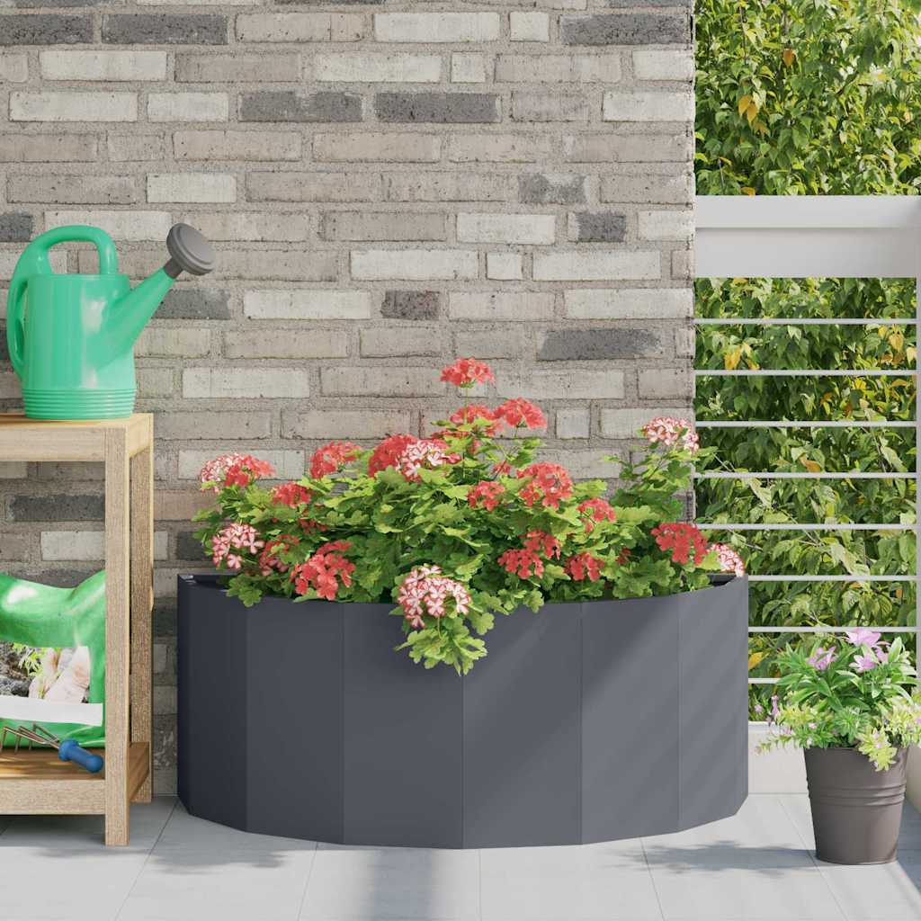 Vidaxx jardinière anthracite 90 x 45 x 35 cm acier