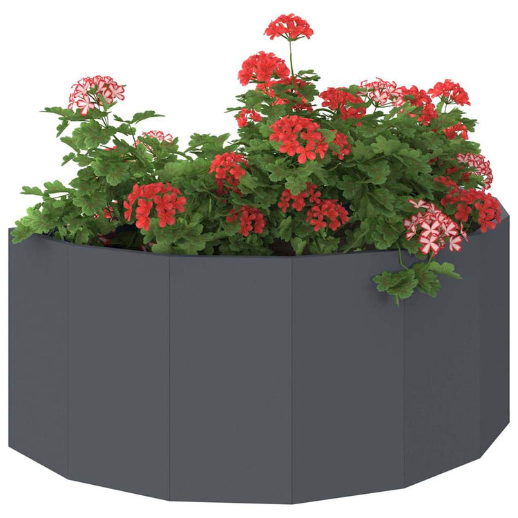 Vidaxx jardinière anthracite 90 x 45 x 35 cm acier