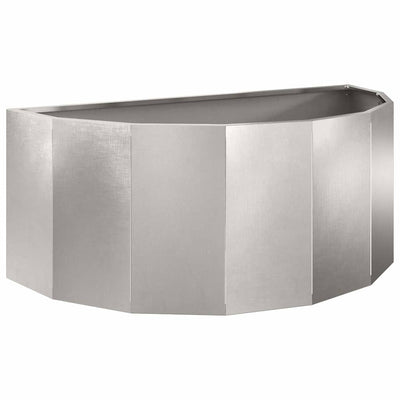 Vidaxx jardinière argent 90 x 45 x 35 cm acier inoxydable