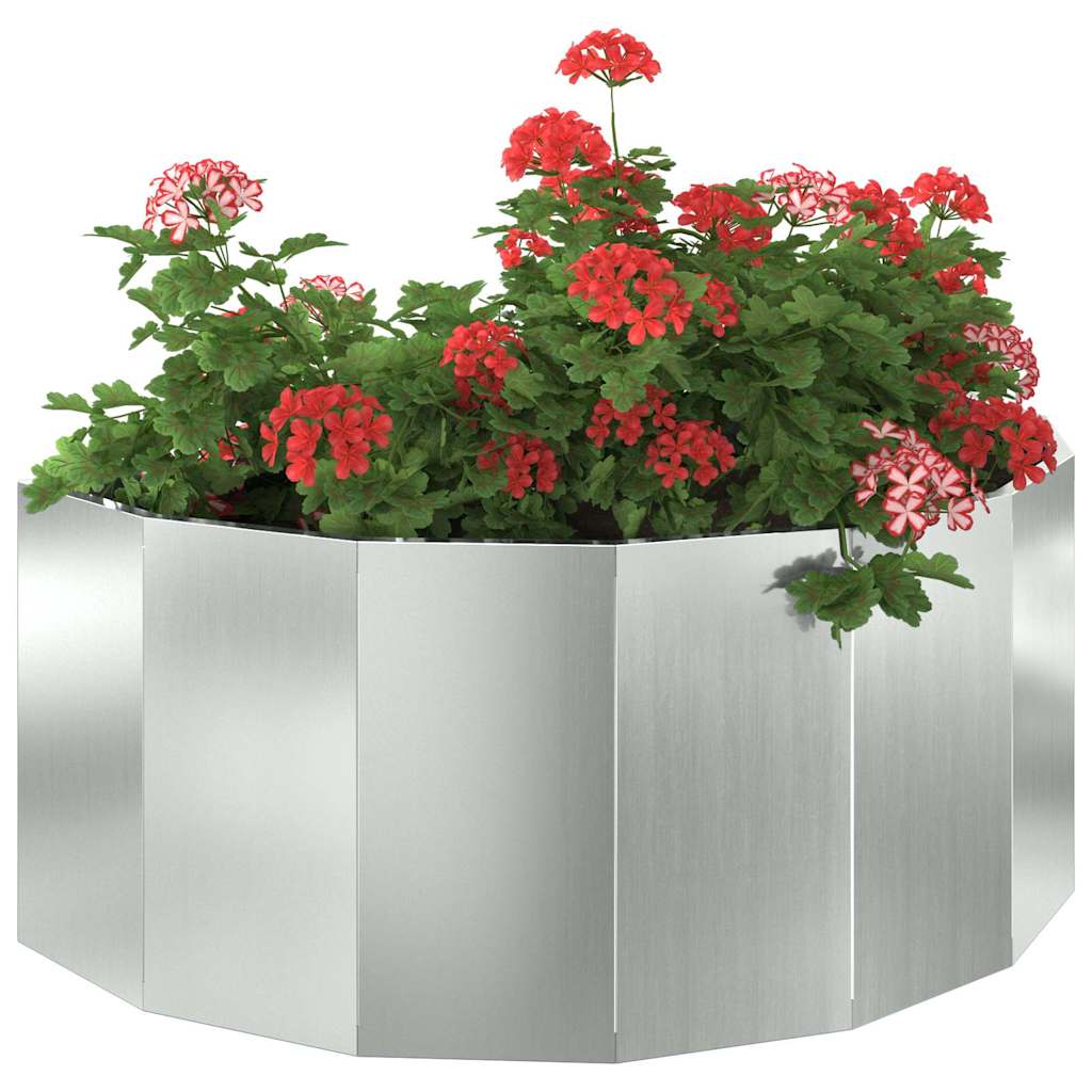 Vidaxx jardinière argent 90 x 45 x 35 cm en acier galvanisé