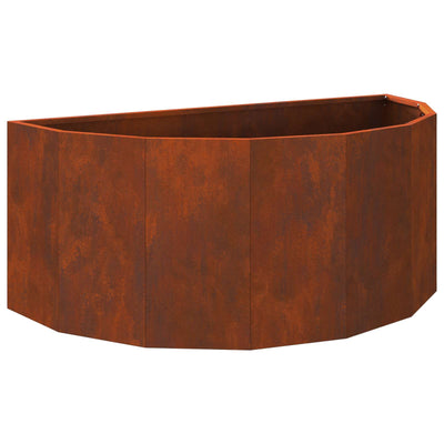 Vidaxx jardinière rouillé 90 x 45 x 35 cm acier corten