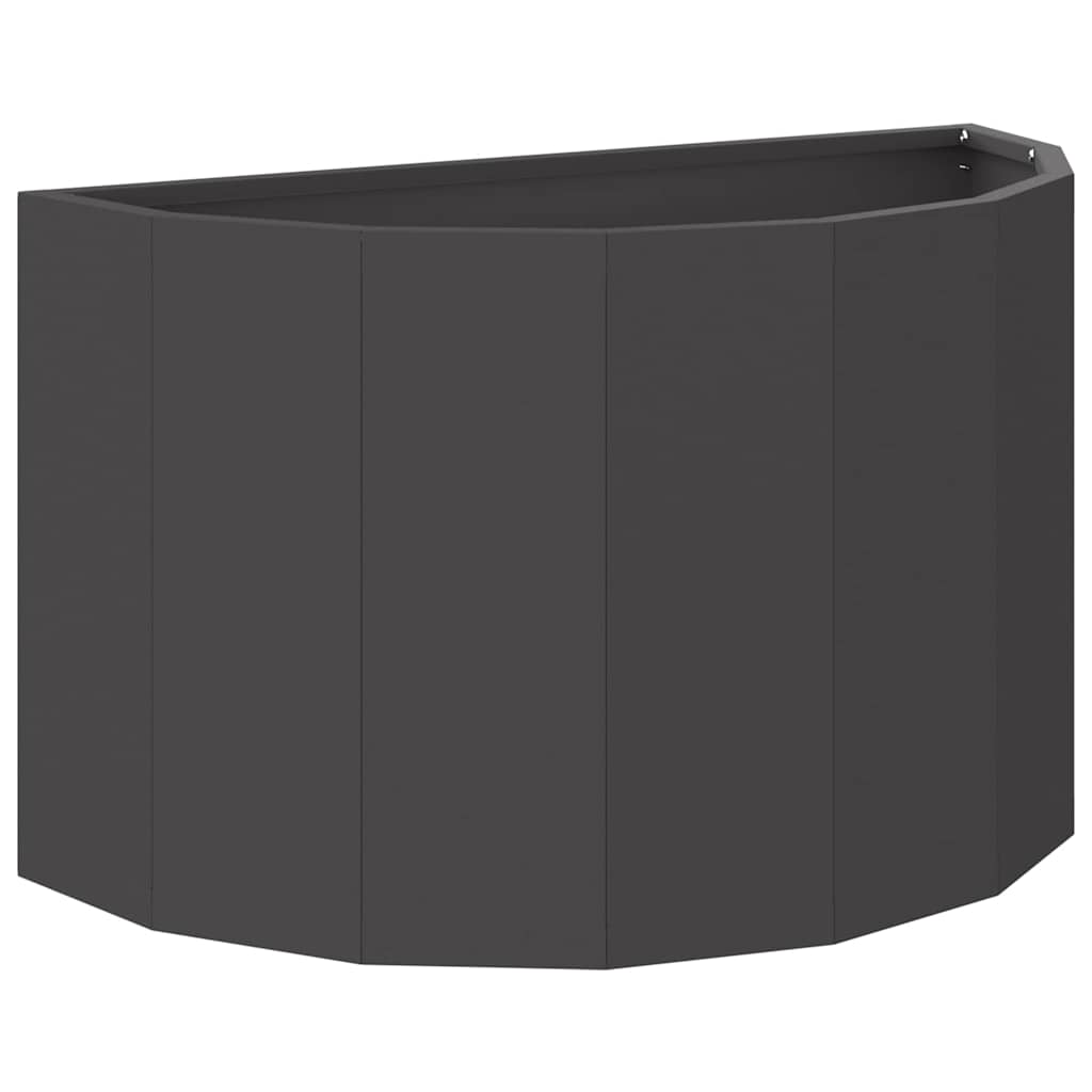 Vidaxx jardinière noir 60 x 30 x 35 cm acier